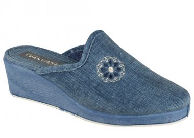 Γυναικείες Παντόφλες Σπιτιού | Υφαντίδης | 522401 | Jeans - Υφαντίδης - 